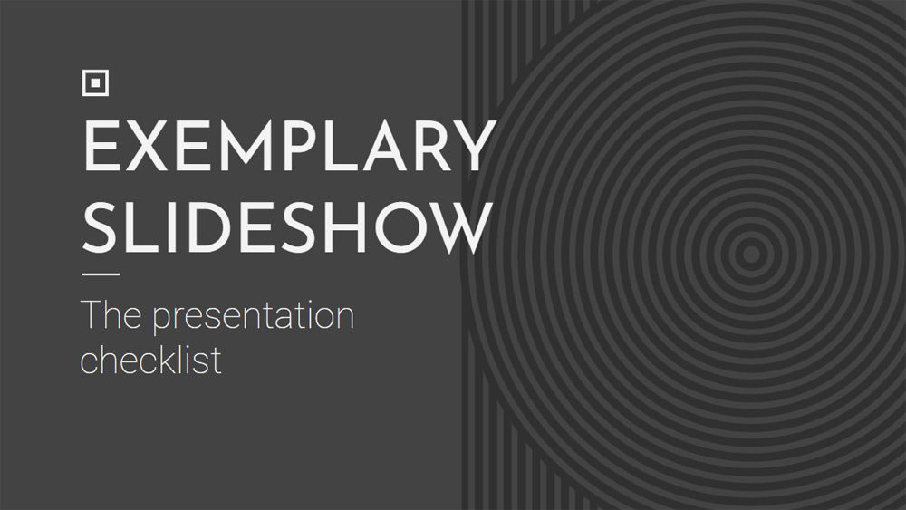 Exemplary Slideshow