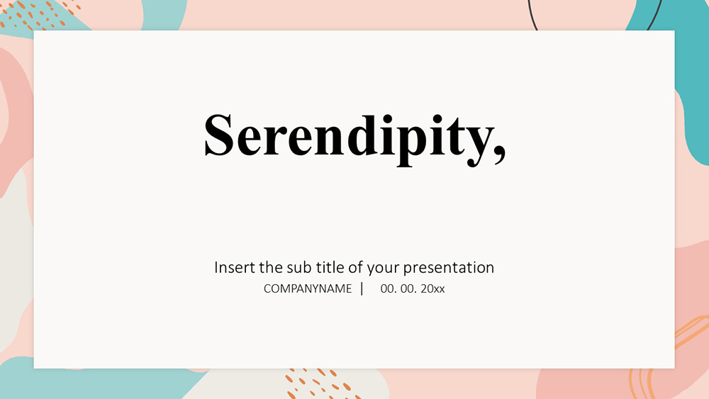 Serendipity Portfolio