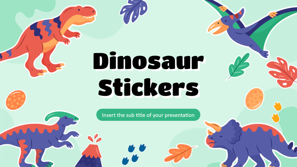 Dinosaur Stickers