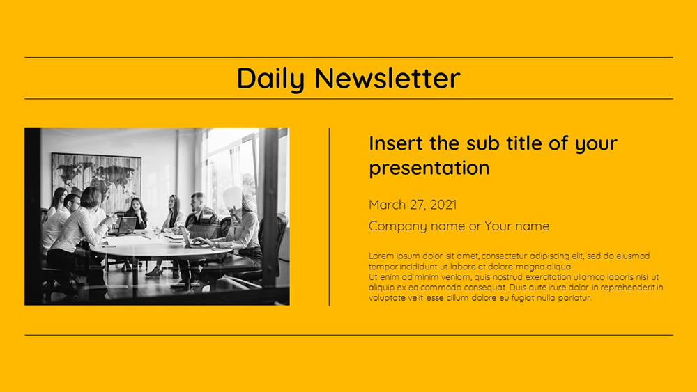 Daily Newsletter