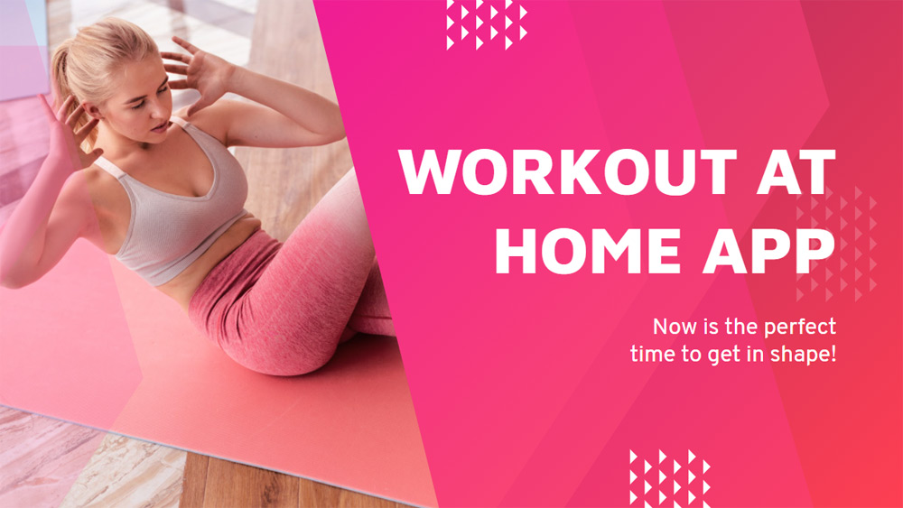 Workout at Home App Pitch Deck