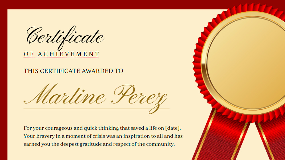 Lifesaver Award