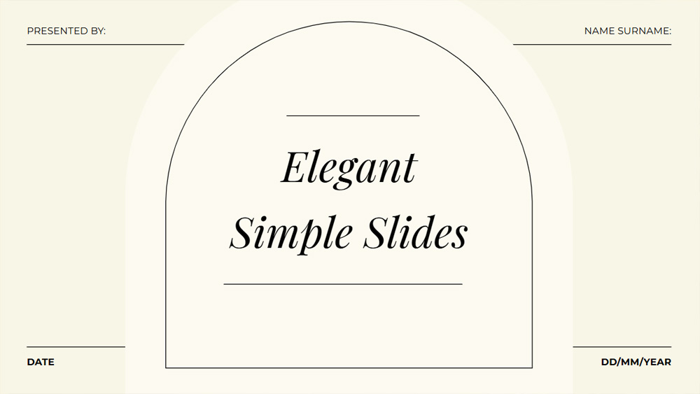 Sleek & Minimal