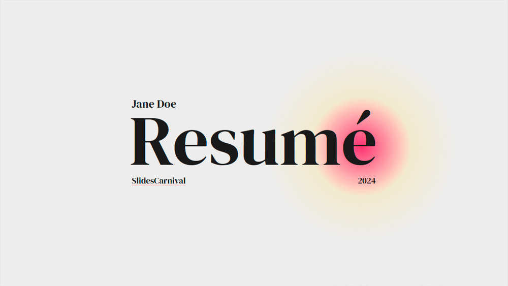 Simple Modern Resume